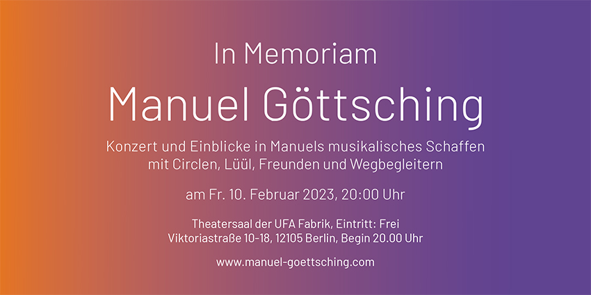 In Memoriam Manuel G�ttsching
